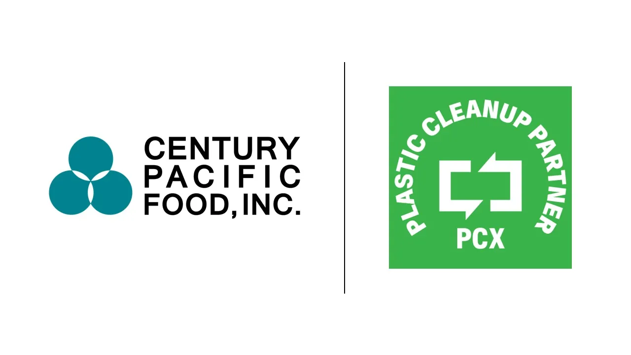Century Pacific Food and PCX Plastic Cleanup Partner logos